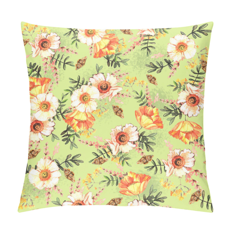 Personality  Delicate Spring Pattern With Flowers Pillow Covers