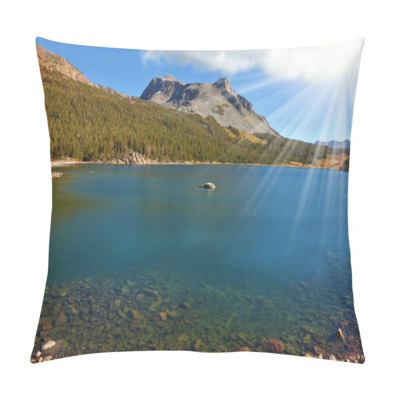 Personality  Midday Sun Shining Over The Lake Pillow Covers