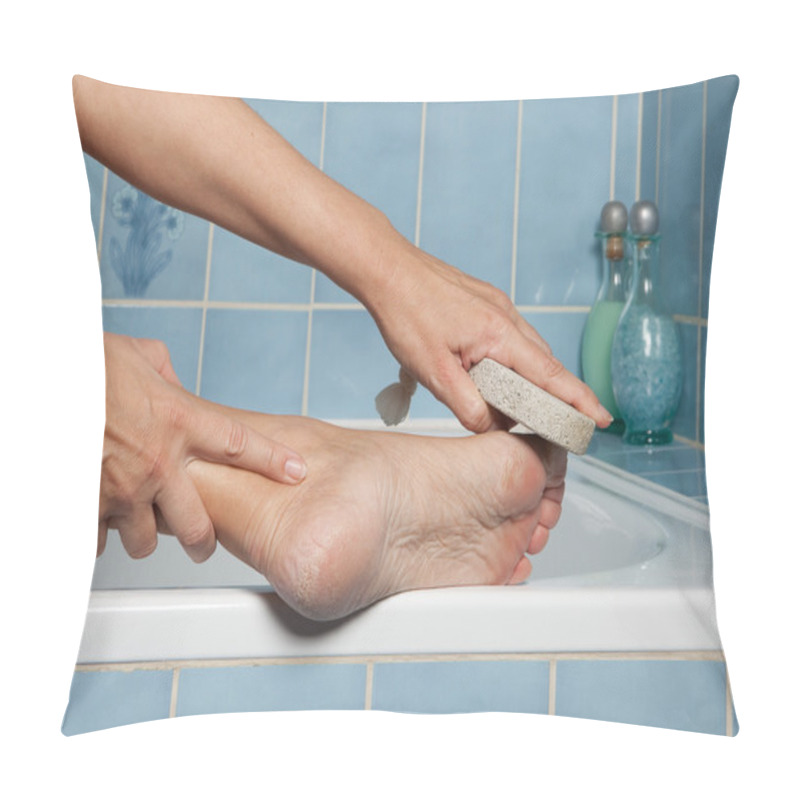 Personality  Callous Feet And Pumice Stone Pillow Covers