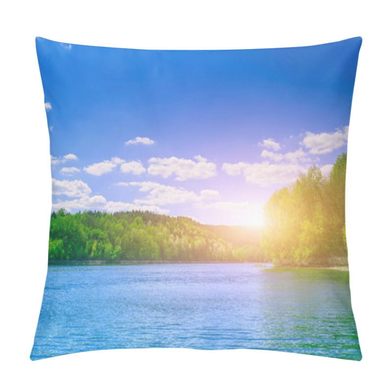 Personality  River Dniestr In Bakota Pillow Covers