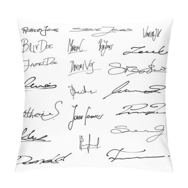 Personality  Contract Signature Pillow Covers