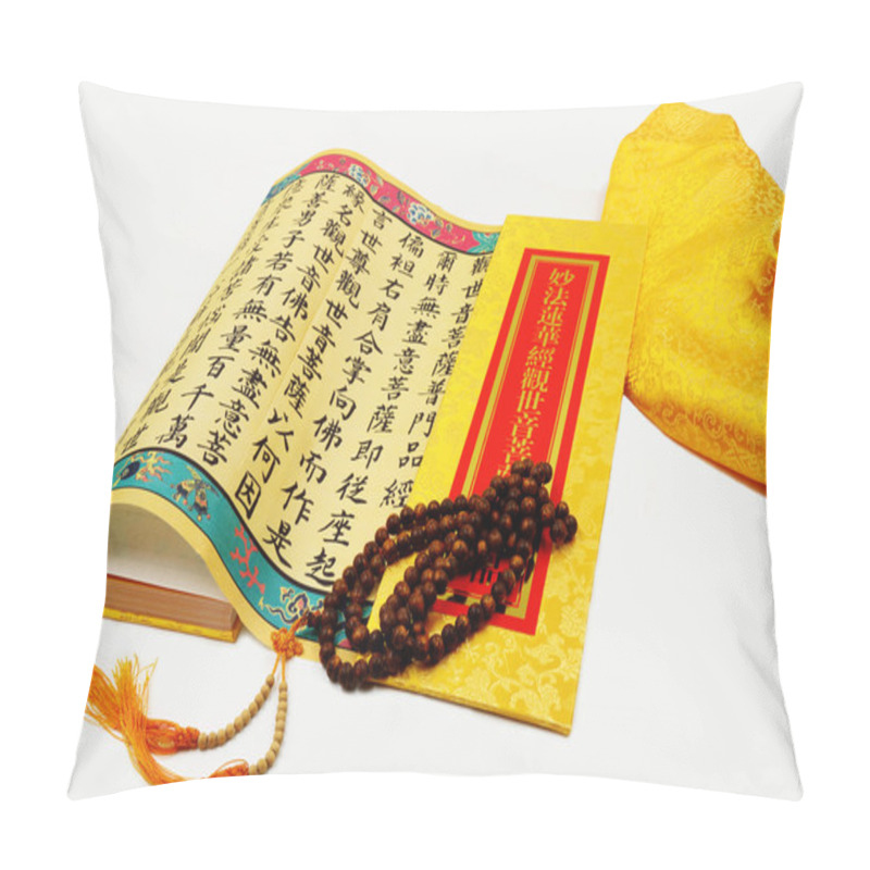 Personality  Sutra And Bodhi Beads Pillow Covers