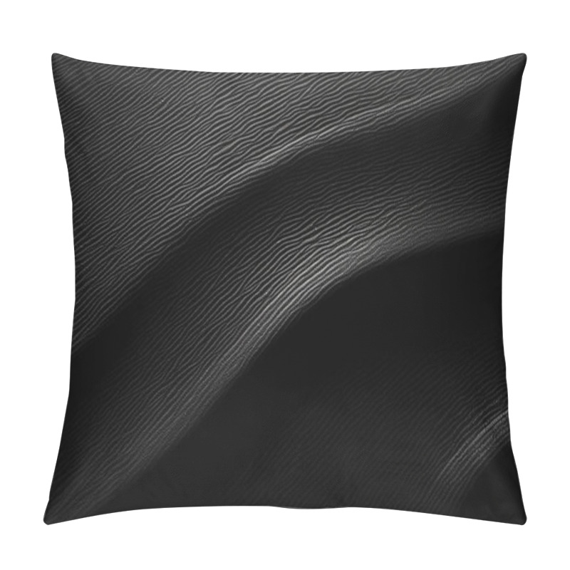 Personality  Abstract Black Background With Luxury Dark Lines And Darkness Geometric Shapes. Modern Exclusive Background For Poster, Banner, Wallpaper And Futuristic Design Concepts. Pillow Covers