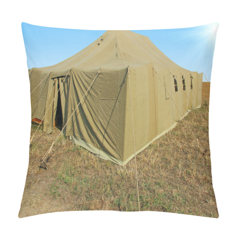 Personality  Very Big Military Tent In The Field Pillow Covers