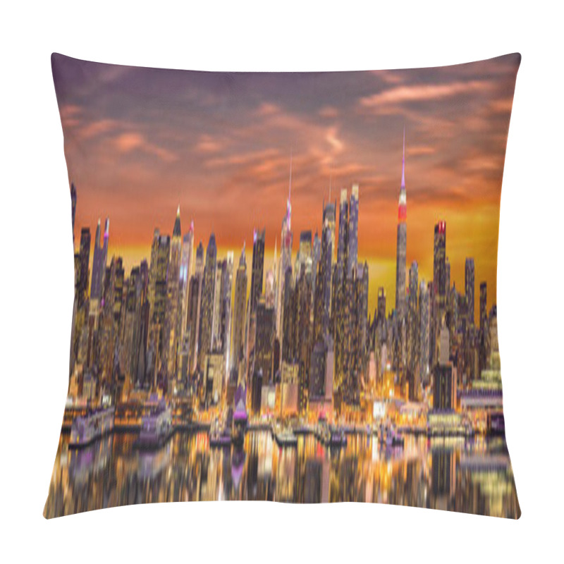 Personality  New York City Panorama Pillow Covers