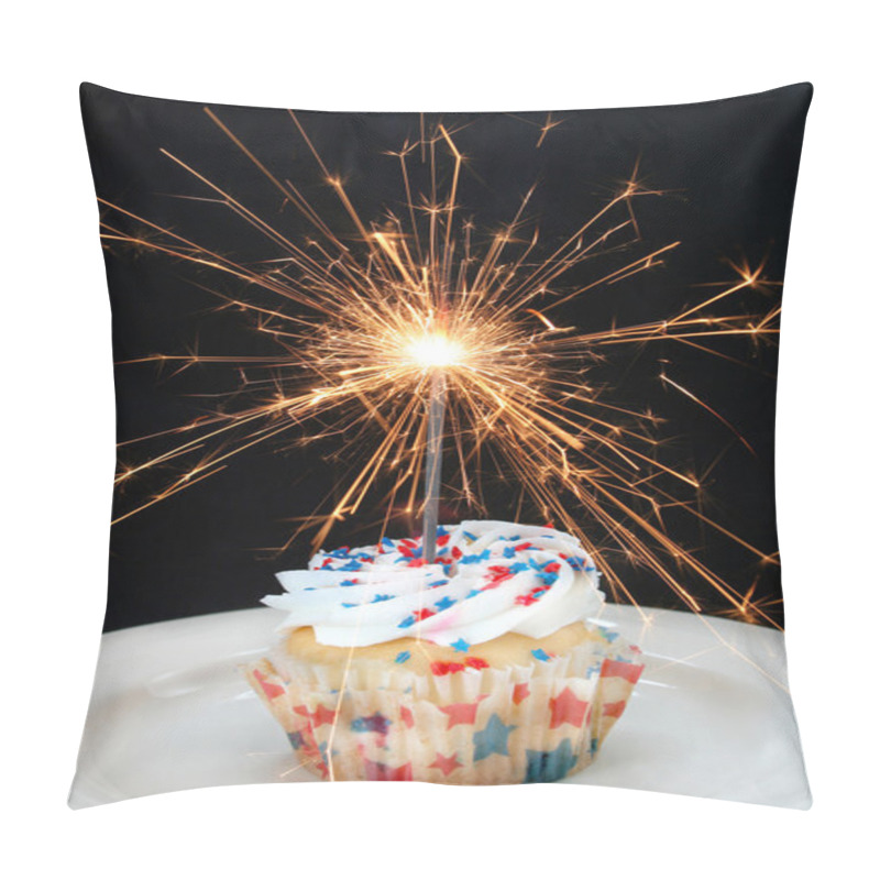 Personality  Cupcake And Sparkler Pillow Covers