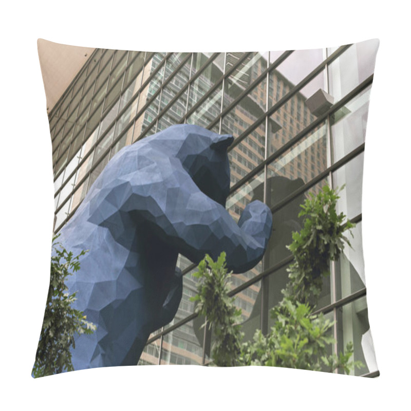 Personality  Iconic Blue Bear Sculpture, 