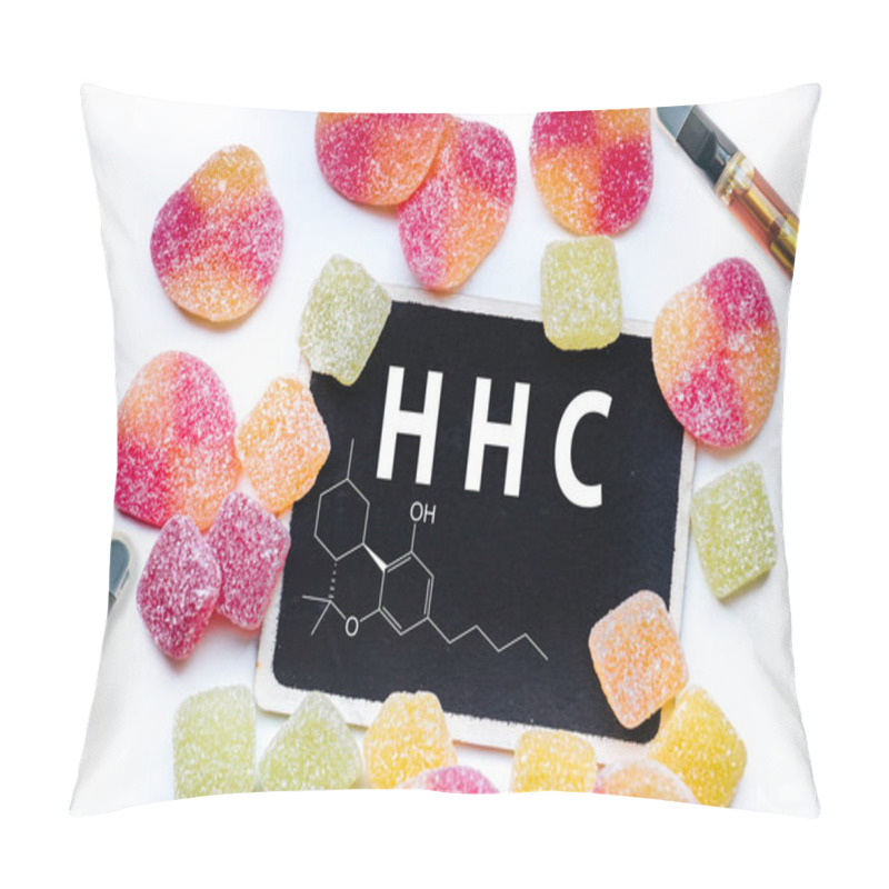 Personality  HHC Hexahydrocannabinol Is A Psychoactive Half Synthetic Cannabinoid Edibles Pillow Covers