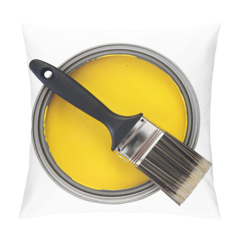 Personality  Yellow Paint Pillow Covers