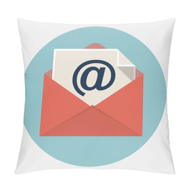 Personality  Vector E-mail Icon Pillow Covers