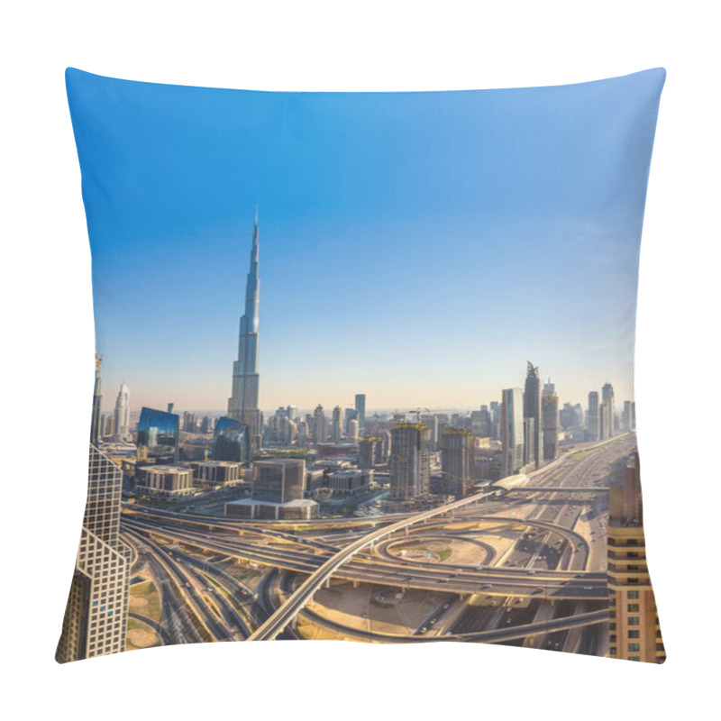 Personality  Aerial View Of Dubai Pillow Covers