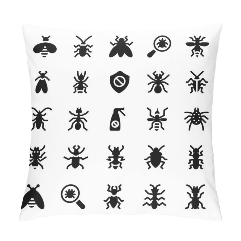 Personality  Pest Control Icon Pack  Pillow Covers