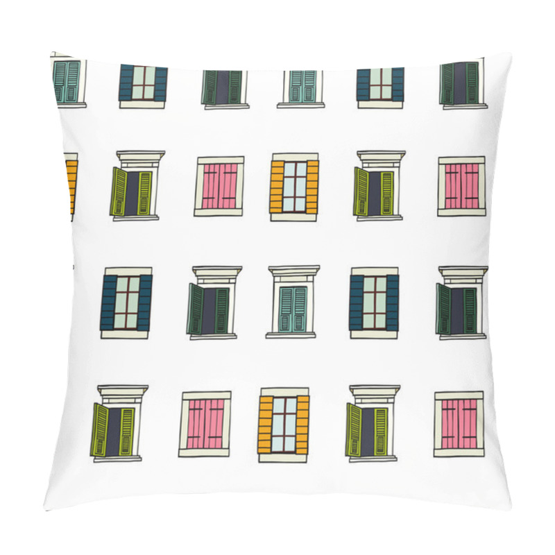 Personality  Windows Pattern. Pillow Covers