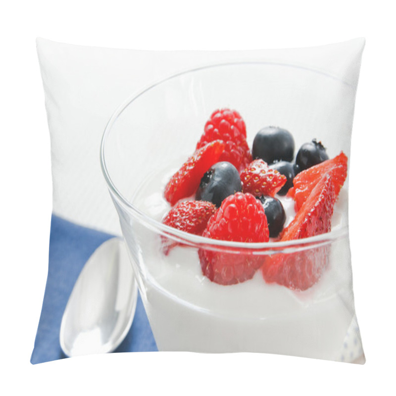 Personality  Berries And Yogurt Pillow Covers