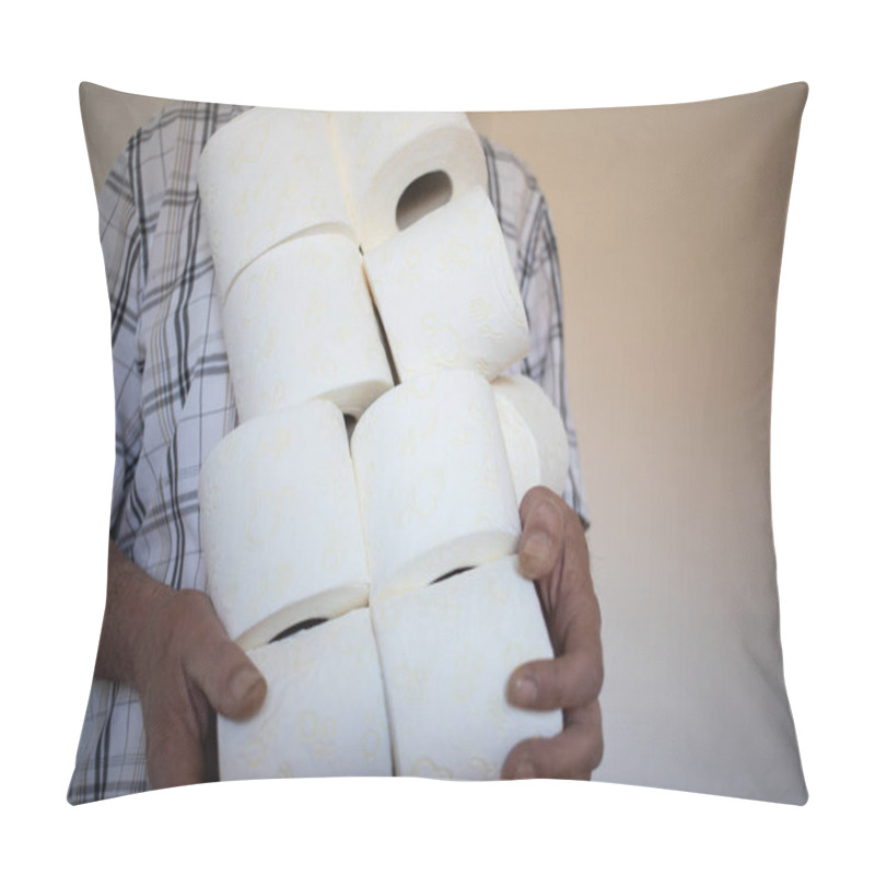 Personality  COVID-19 Panick Buying Toilet Paper Pillow Covers