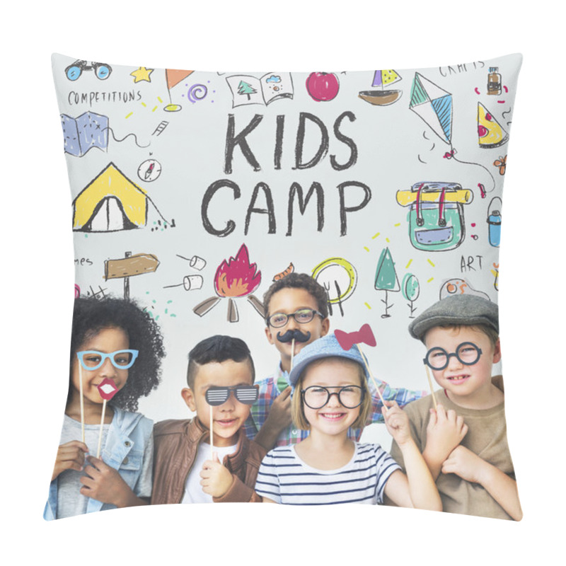 Personality  Kids Laughing And Have Fun Pillow Covers