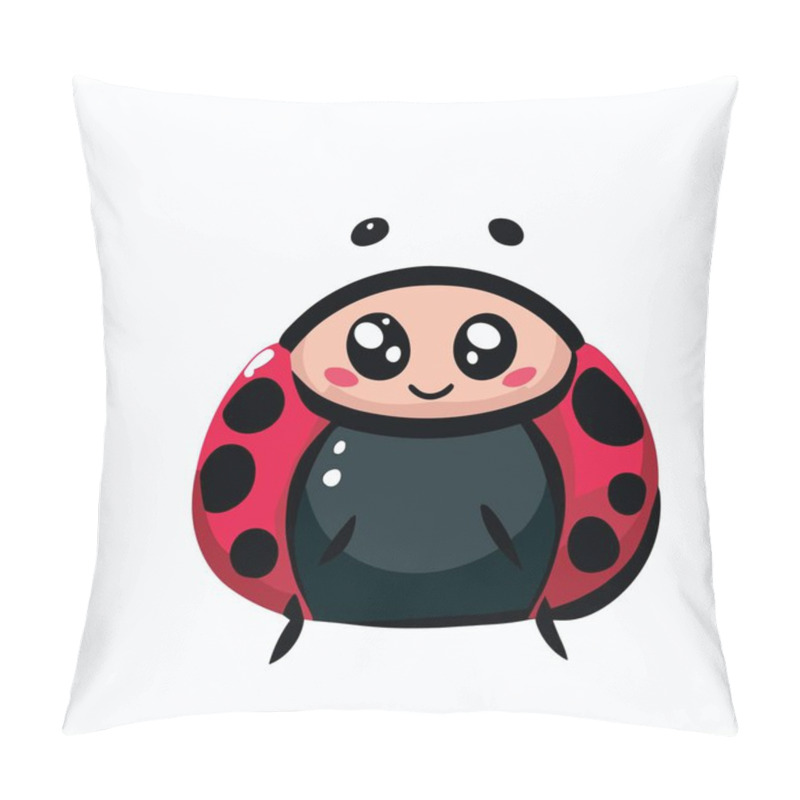 Personality  Insect, Cute Insect Vector Illustration For Bugs And Creepy,Crawly Designs Pillow Covers