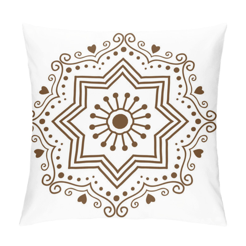 Personality  Mandala Pattern Vector Pillow Covers