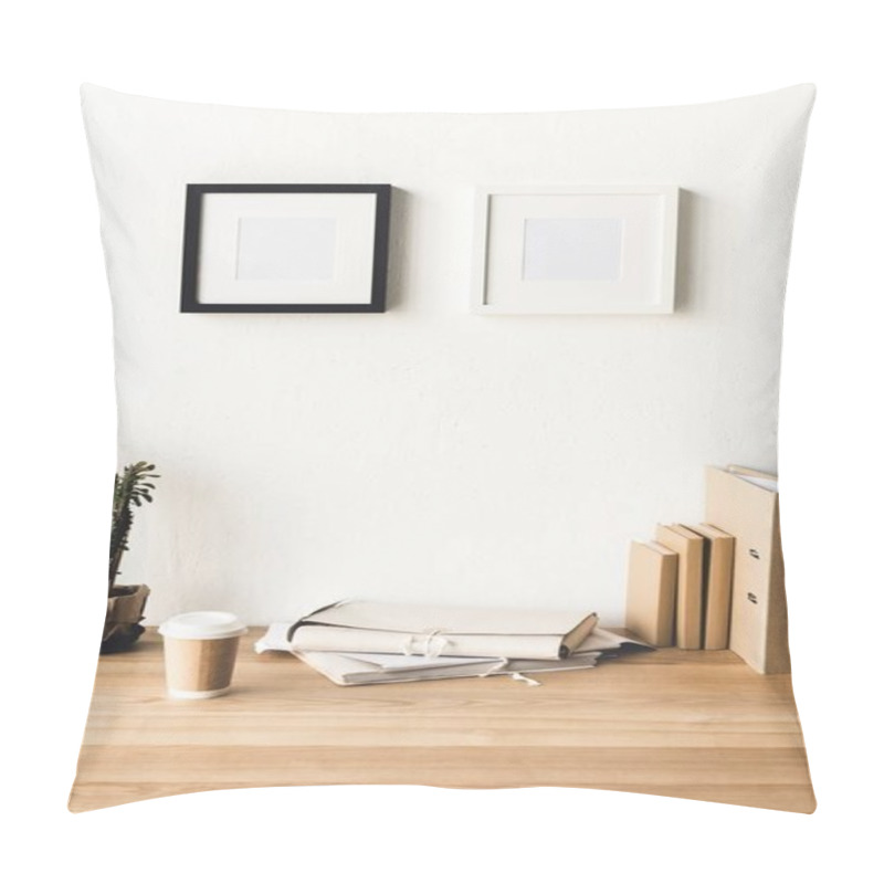 Personality  Photo Frames Hanging On Wall In Room Pillow Covers