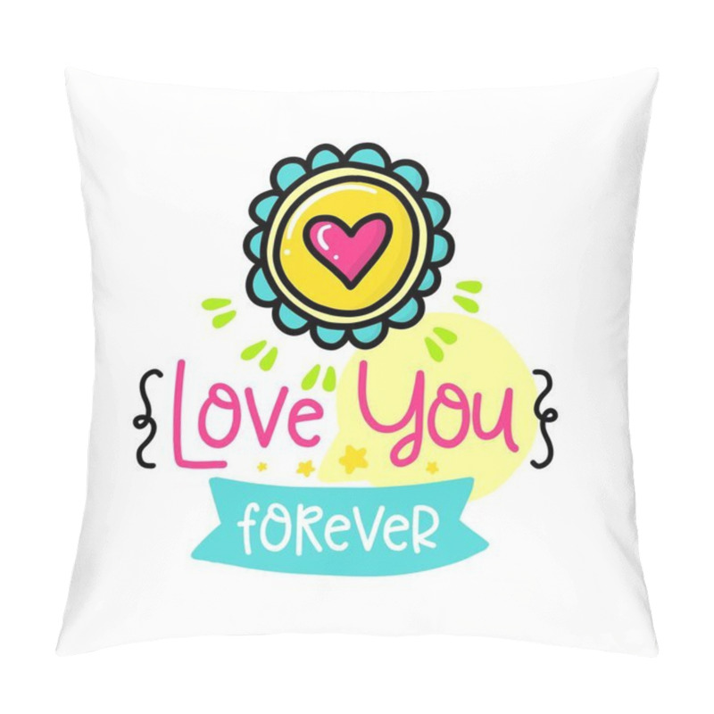 Personality  Vector Hand Drawn Lettering Poster Pillow Covers