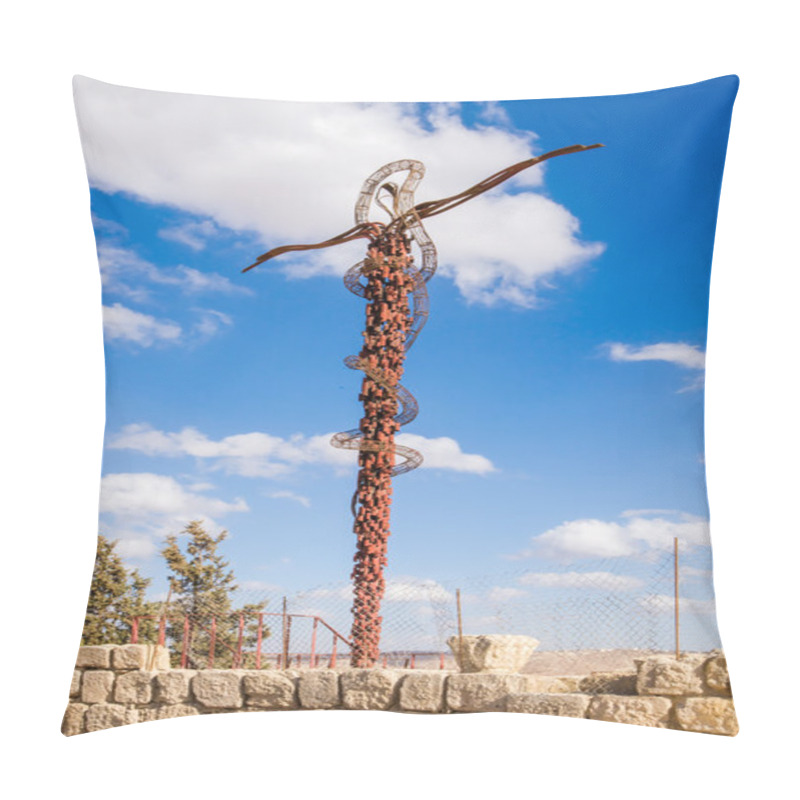 Personality  The Brazen Serpent At Mount Nebo Pillow Covers