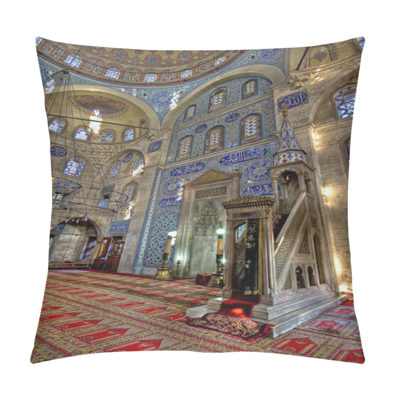 Personality  A Tile Paradise; Sokollu Mehmet Pasha Mosque Pillow Covers