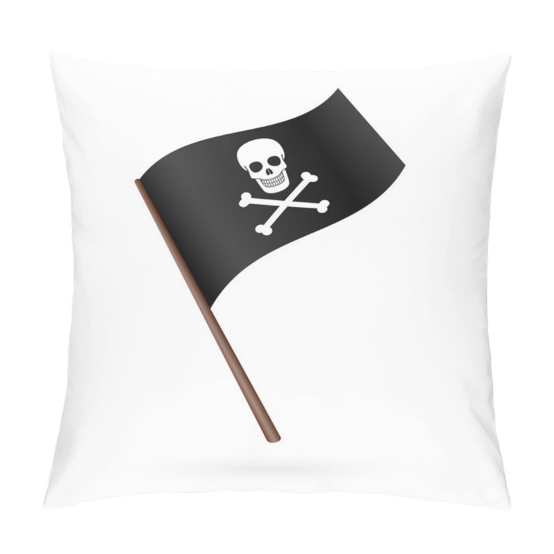 Personality  Pirate Flag Icon Pillow Covers