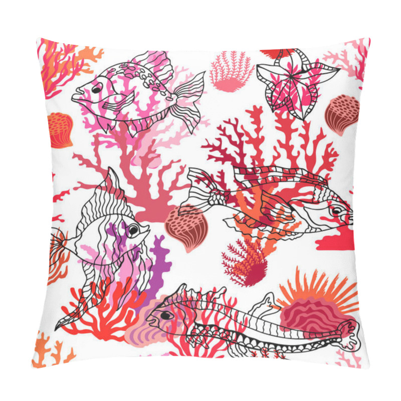 Personality  Magic Ocean World. Pillow Covers