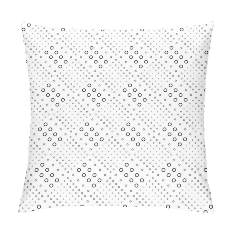 Personality  Geometrical Black And White Ring Pattern Background Pillow Covers