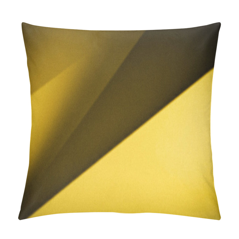 Personality  Bold Abstract Gradient With Deep Yellow And Gold Shades, Enhanced By Sharp Shadows And A Grainy Texture, Perfect For Vibrant Backgrounds And Modern Designs Pillow Covers