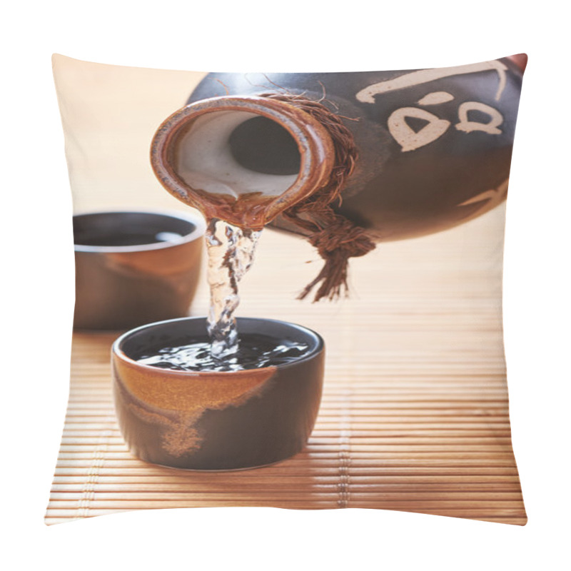 Personality  Japanese Sake Set Pillow Covers