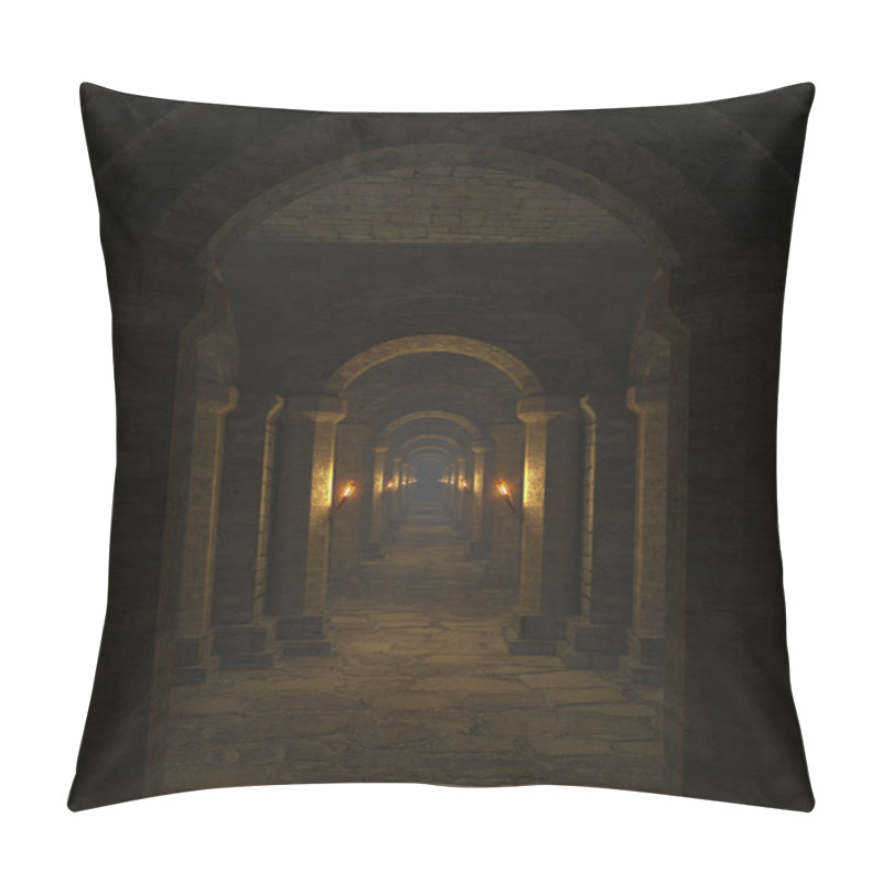 Personality  Corridor In The Dungeon Pillow Covers