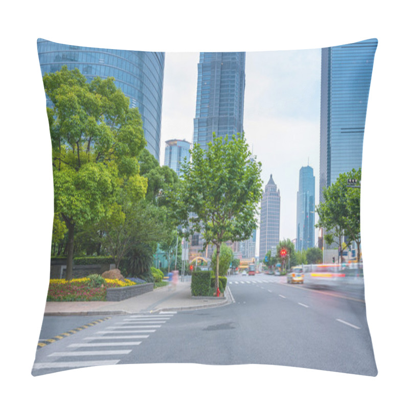 Personality  Avenue Of Street Scene Pillow Covers