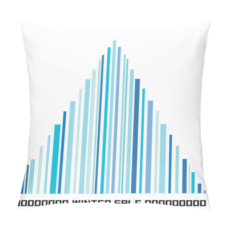 Personality  Bar Code Christmas Tree Pillow Covers