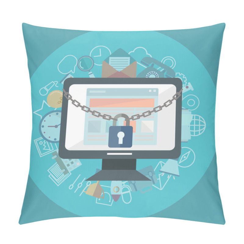 Personality  Security Center Concept Pillow Covers