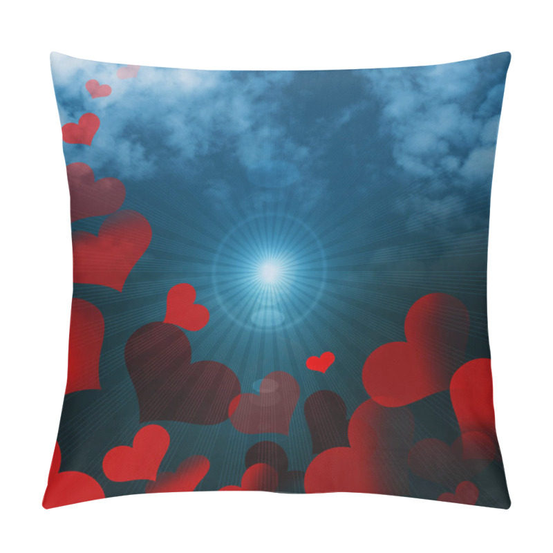 Personality  Red  Hearts, Valentine's Day Background,  Texture Pillow Covers