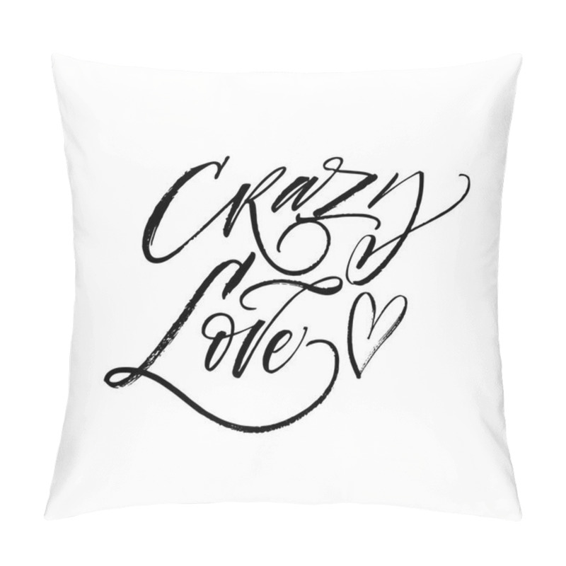 Personality  Crazy Love Postcard. Pillow Covers