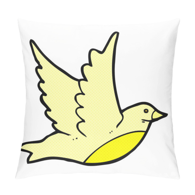 Personality  Comic Cartoon Flying Bird Pillow Covers