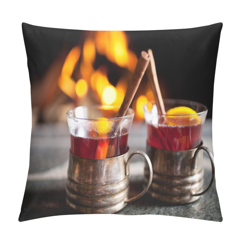 Personality  Wine With Cinnamon Sticks Pillow Covers