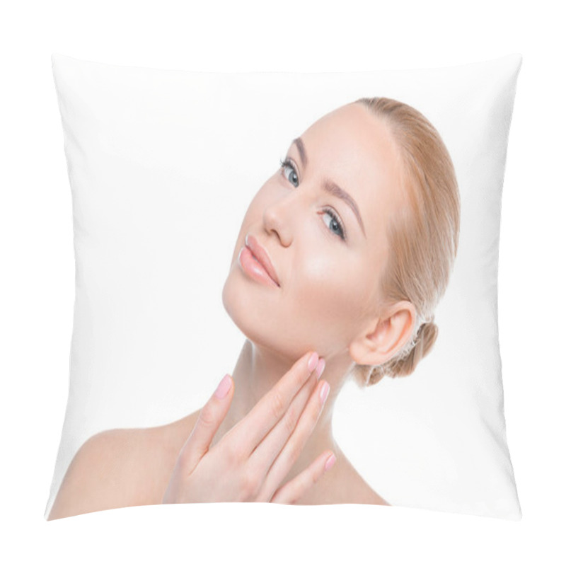 Personality  Young Pretty Woman Pillow Covers