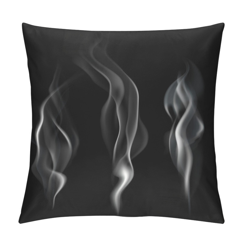 Personality  Realistic Smoke Illustration Pillow Covers