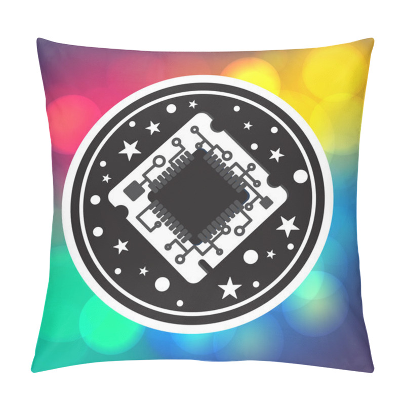 Personality  Computer Processor Chip Pillow Covers