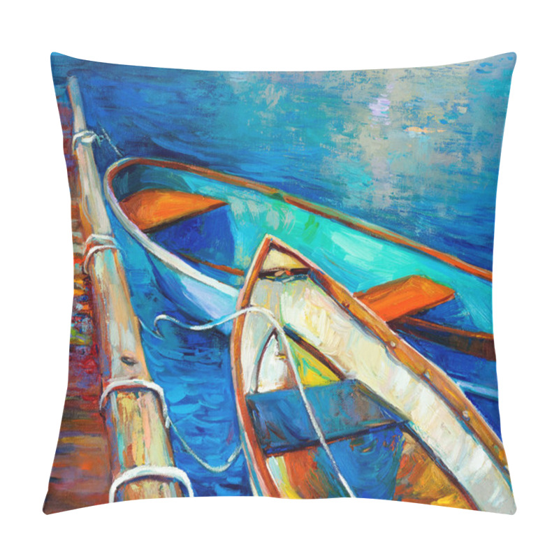 Personality  Boats And Pier Pillow Covers