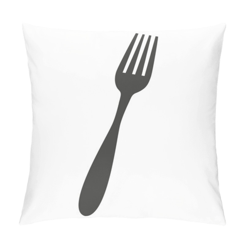 Personality  Cutlery Tool Kitchenware Isolated Icon Pillow Covers