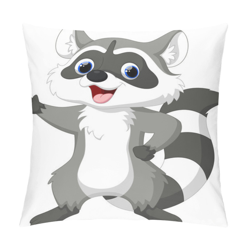 Personality  Cute Raccoon Cartoon Pillow Covers