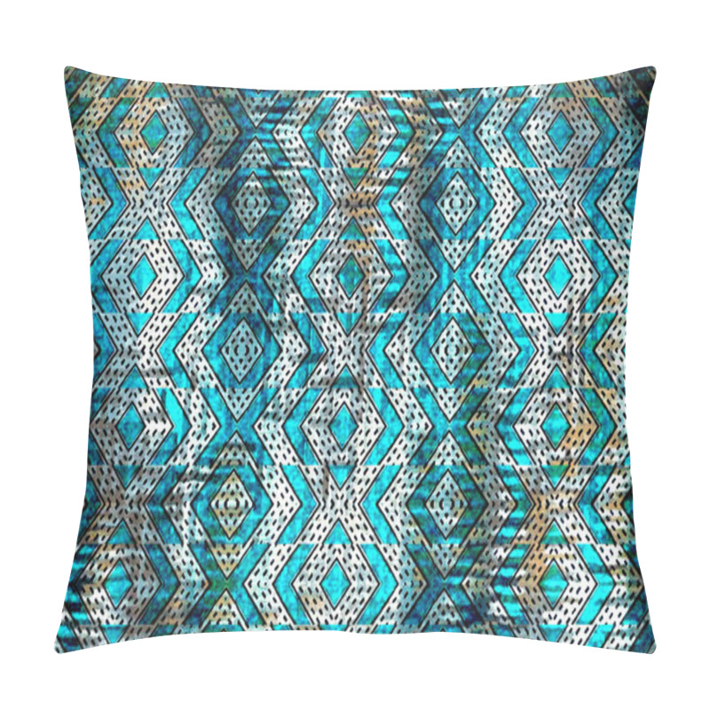 Personality  High Definition Geometry Texture Repeat Pattern On Creative Texture Surface Pillow Covers