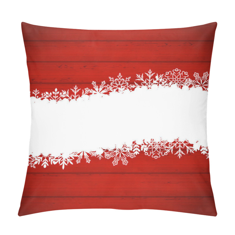 Personality  Snowflakes Border For Happy New Year Pillow Covers