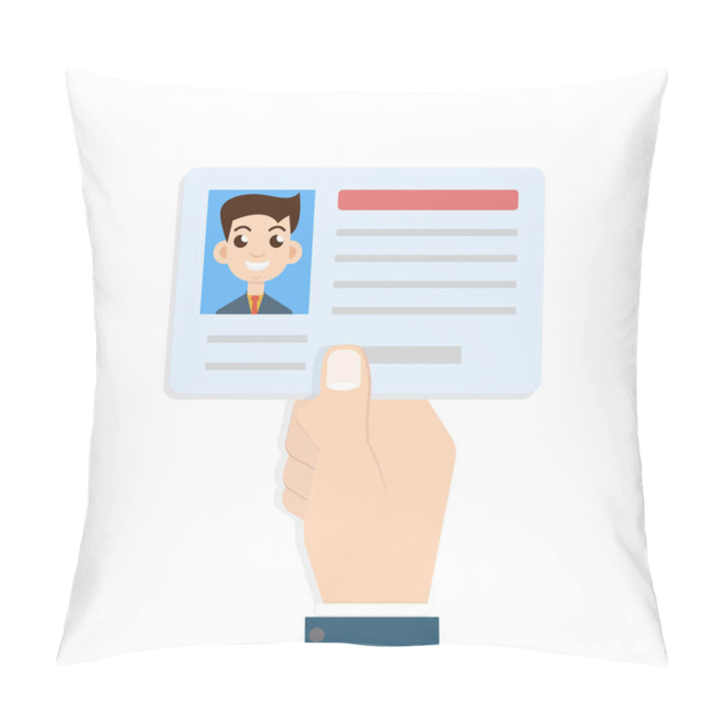 Personality  Car Driver License In Hand Pillow Covers