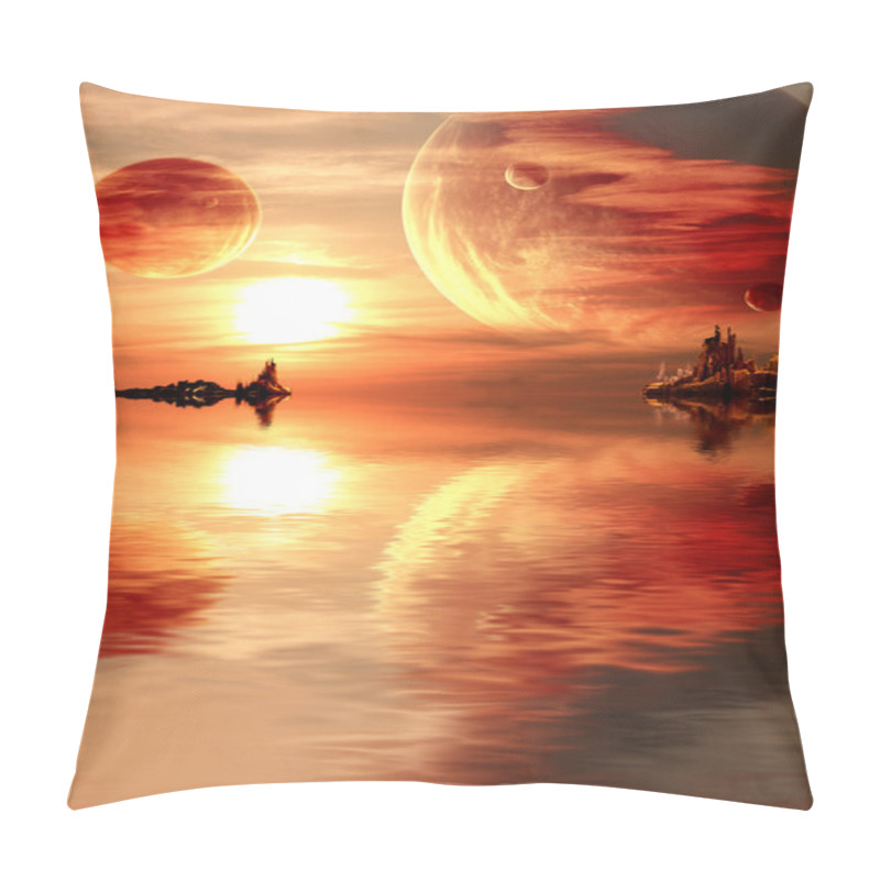 Personality  Fantasy Sunset Pillow Covers