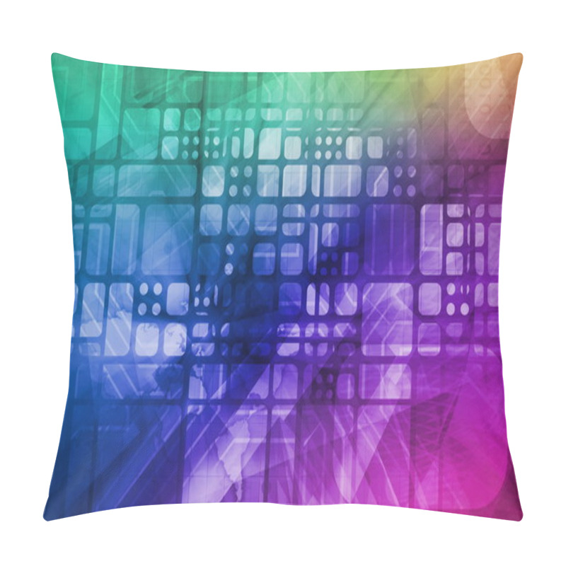 Personality  Virtual Technology Pillow Covers